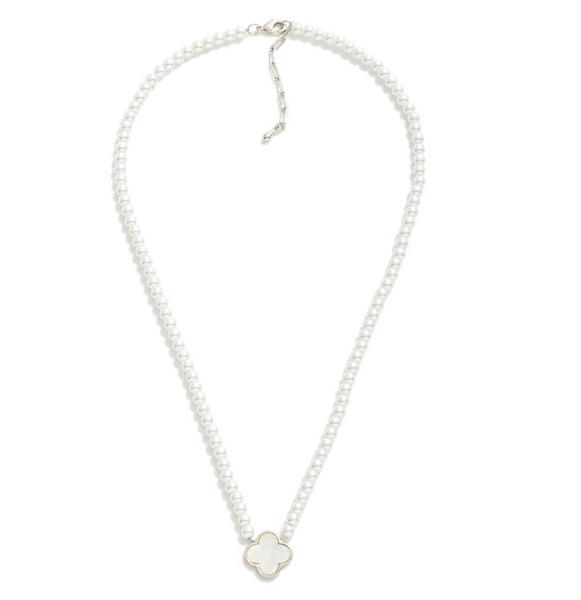 Pearl Petal Necklace