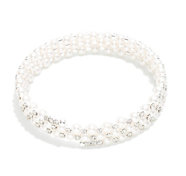 Forever Pearl Bracelet - Silver