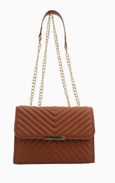 Uptown Charm Shoulder Bag - Camel