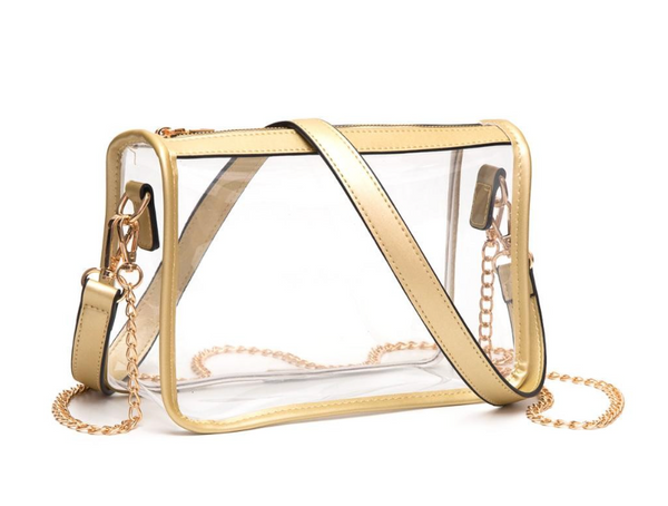 Friday Night Crossbody Purse - Gold