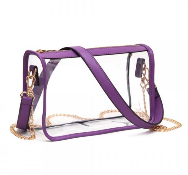 Friday Night Crossbody Purse - Purple