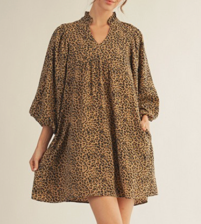Wildflower Leopard Dress