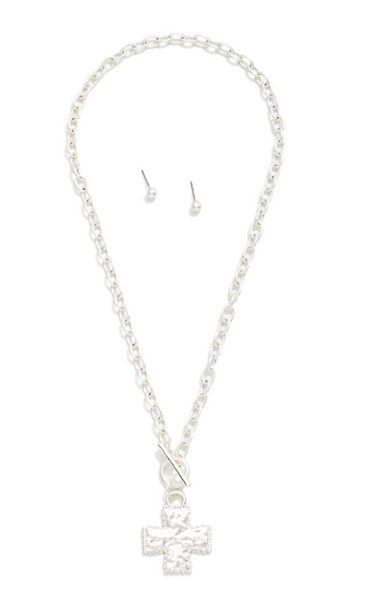 Bold Faith Necklace - Silver