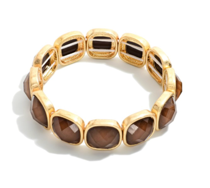 Modern Edge Bracelet - Brown