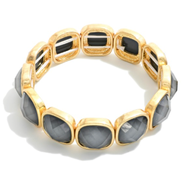 Modern Edge Bracelet - Gray
