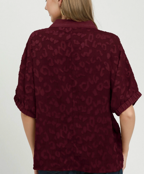 Everyday Fierce Top - Burgundy
