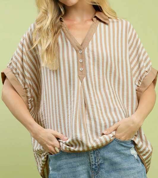 Harbor Walk Top - Beige