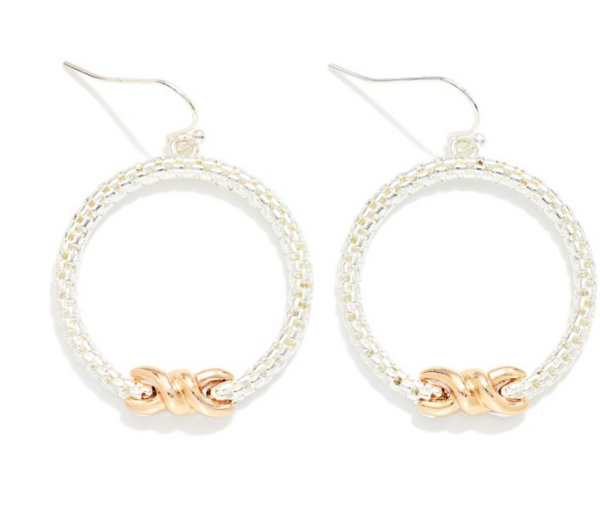 Knot So Basic Hoop Earrings