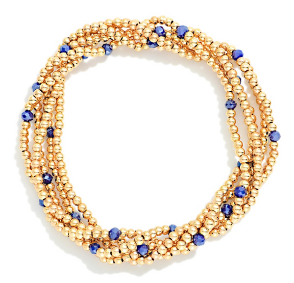 Sweet Little Stack Bracelets - Blue
