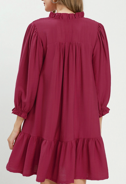 Cider Season Dress - Mulberry
