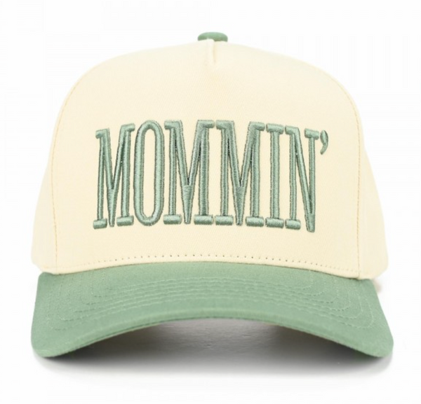 Mommin' Baseball Cap - Sage