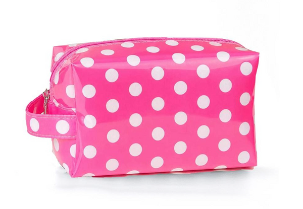 Dot & Go Pouch - Hot Pink