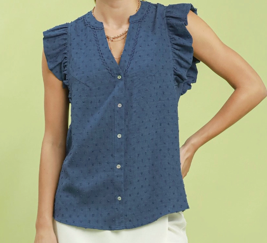 Dot & Lace Blouse