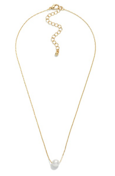 Pearl Petite Necklace - Gold