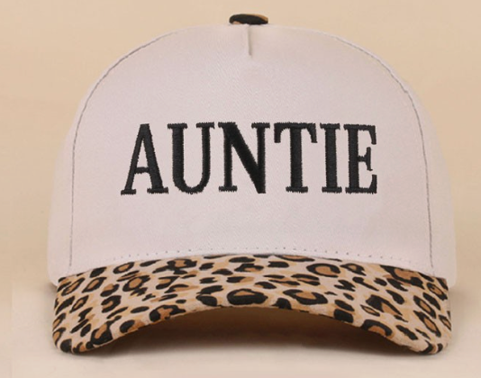 Auntie Snapback Hat - Leopard