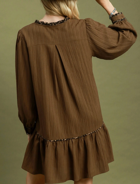 Wild About You Dress - Brown