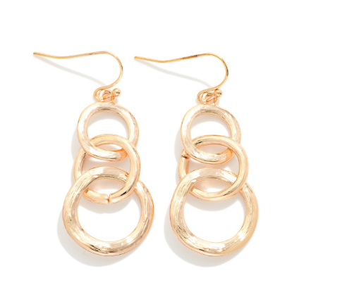 Linked Up Earrings - Gold