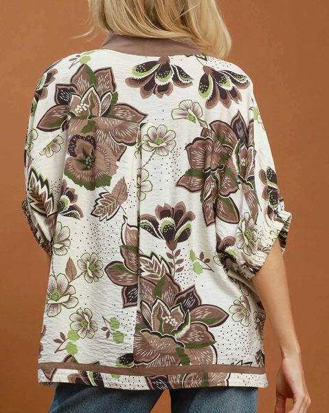 Blooming Beauty Blouse - Cream