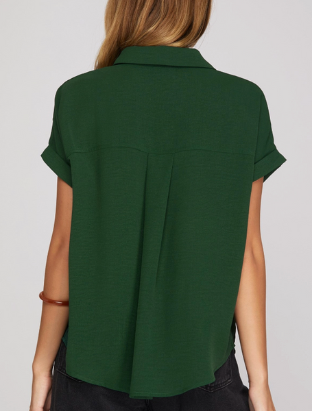 Minimal Mood Blouse - Green