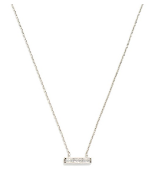 Everyday Sparkle Necklace - Silver