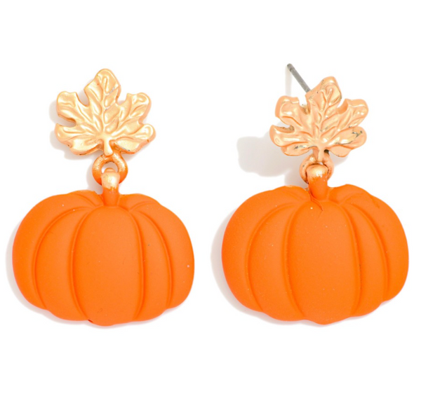 Harvest Pumpkin Earrings