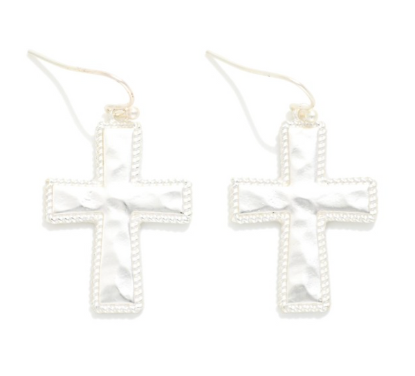 Walk By Faith Earrings - Silver