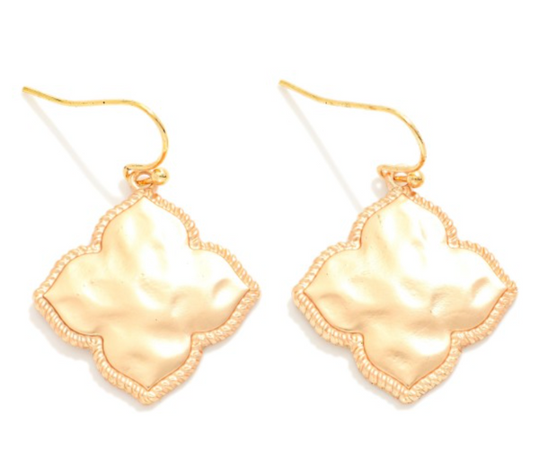 Lucky Day Drop Earrings - Gold