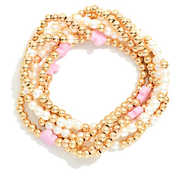 Hope & Grace Bracelet Stack - Lavender