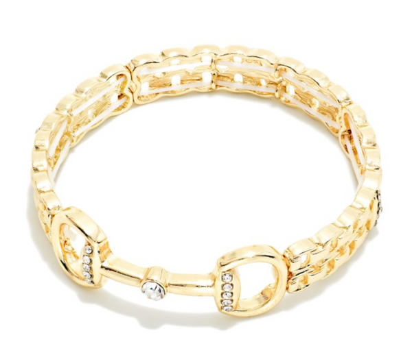 Lucky Horsebit Bracelet - Gold