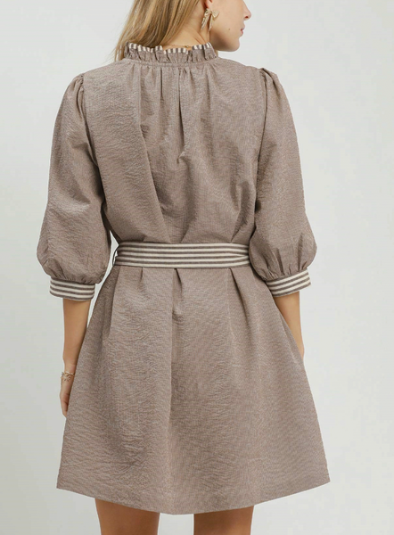 Sweet Traditions Dress - Brown