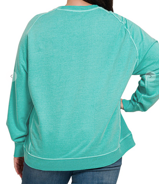 Cozy Nights Sweater - Turquoise