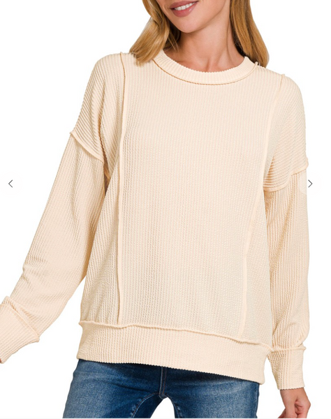 A Great Escape Top - Beige