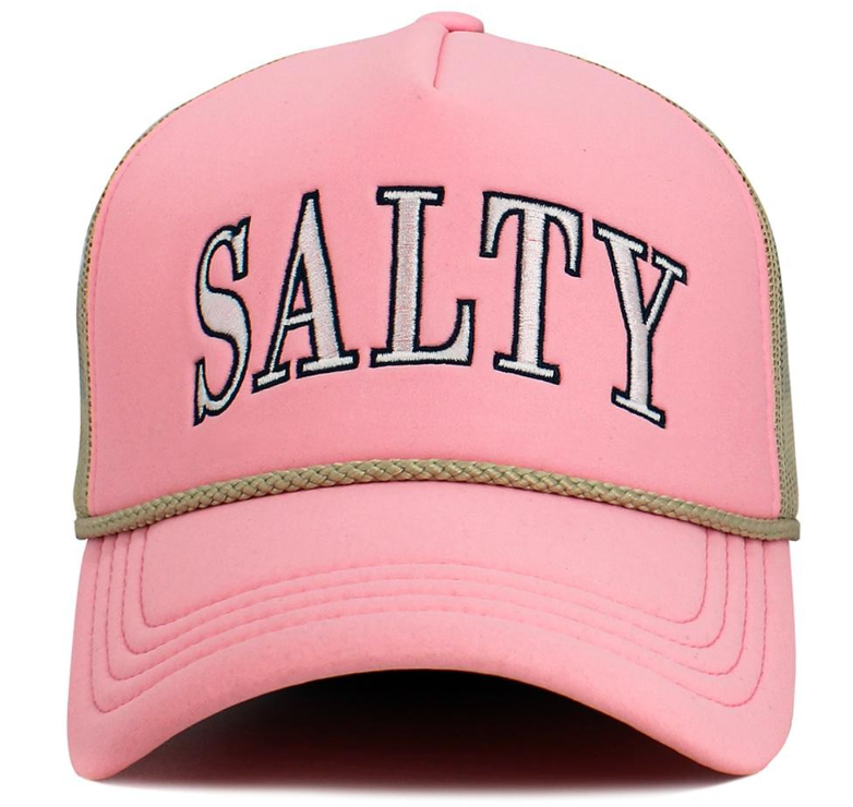 Vintage "SALTY" Trucker Hat - Pink
