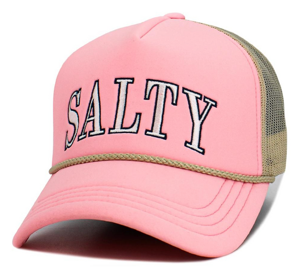 Vintage "SALTY" Trucker Hat - Pink
