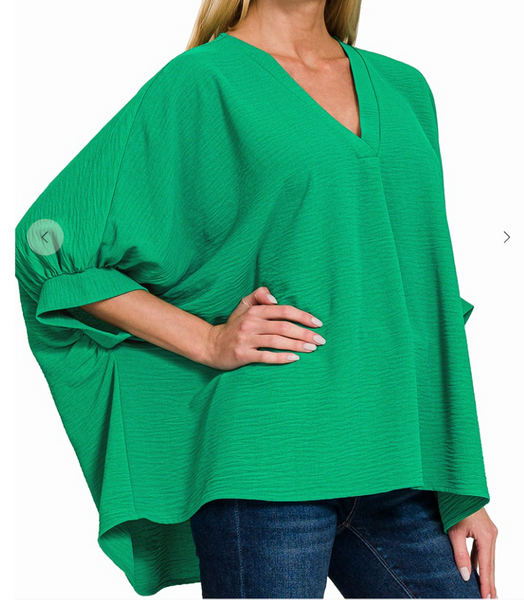 Nothing But The Best Blouse - Green