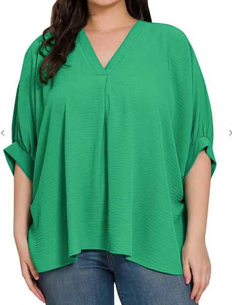 Nothing But The Best Blouse - Green