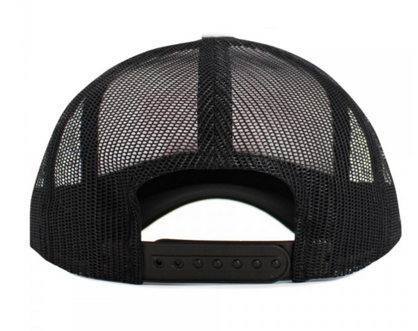 Vintage "BEACH BUM" Trucker Hat - Black
