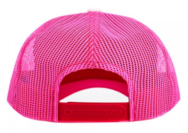 Vintage "SALTY" Trucker Hat - Neon Pink