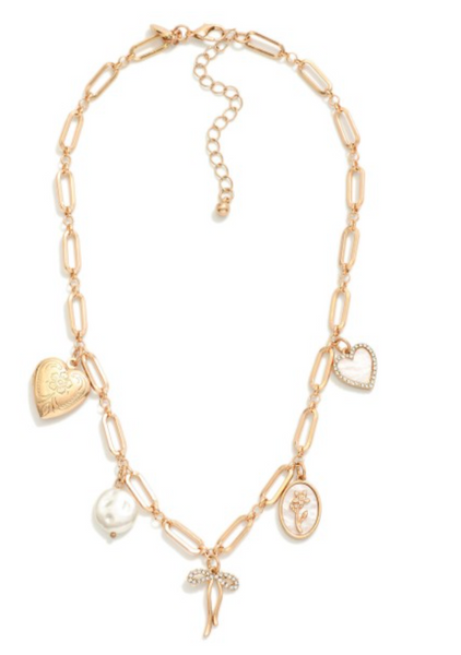 Golden Daydream Charm Necklace