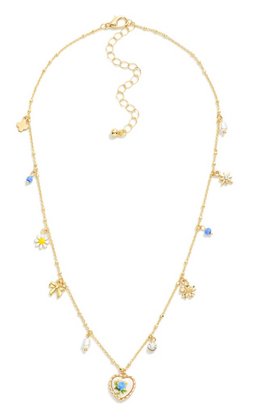 Vintage Charm Necklace - Gold