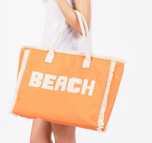 Beach Bound Tote - Orange