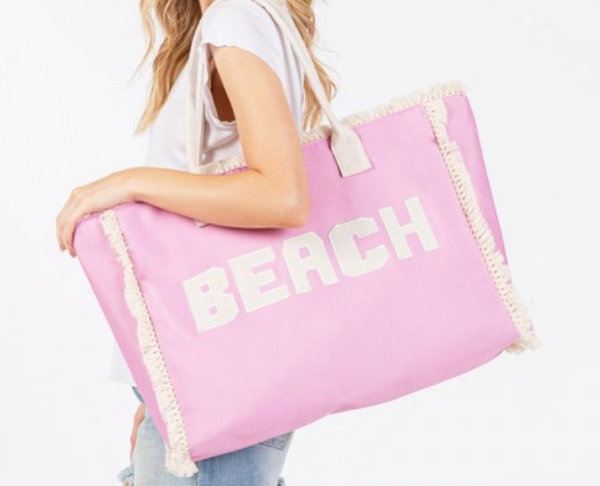 Beach Bound Tote - Pink