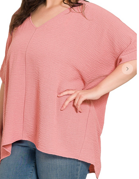 Ray of Sunshine Top - Rose