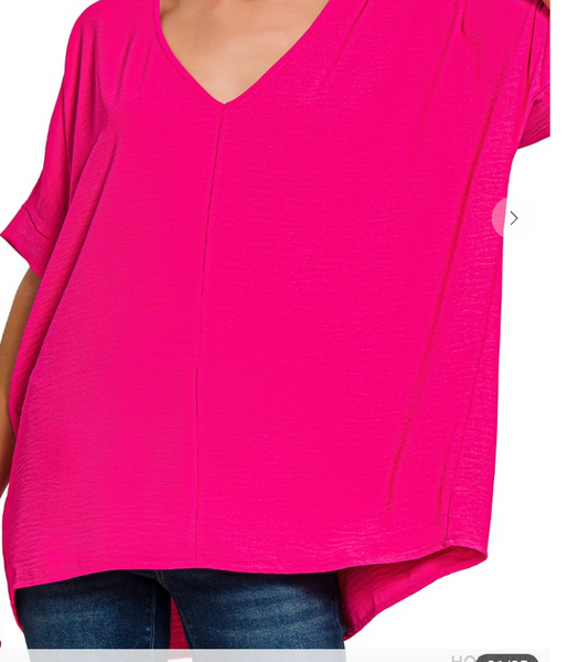 Ray of Sunshine Top - Hot Pink