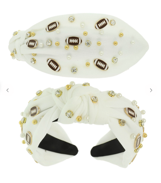 Friday Night Lights Headband - White