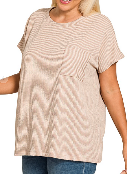 The Chill Day Top - Ash Mocha