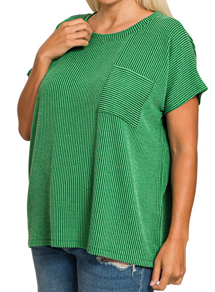 The Chill Day Top - Dark Green