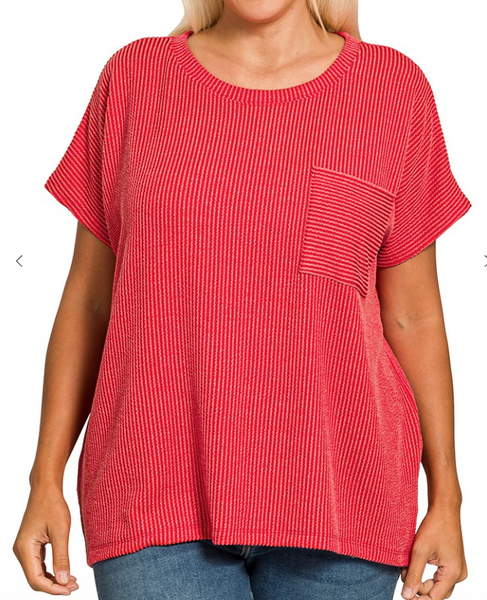 The Chill Day Top - Red