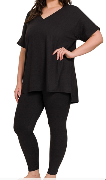 Cozy Hour Lounge Set - Black