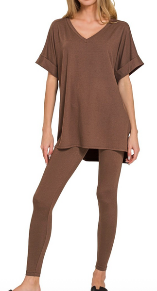 Cozy Hour Lounge Set - Brown